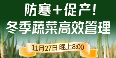 《细说农技》专家张宝林教冬季蔬菜防寒 + 促产高效管理，27 日晚 8 点！