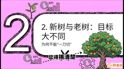 第3节：【春肥策略】开春底肥：新树&ldquo;扩版图&rdquo;，老树&ldquo;点引擎&rdquo;，课程：《柑橘底肥&ldquo;翻身账&rdquo;：从改土到高产的实战全书》