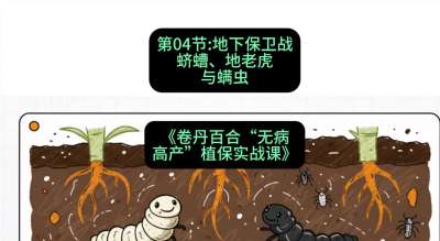 第04节：地下保卫战&mdash;&mdash;蛴螬、地老虎与螨虫 ，课程：《卷丹百合&ldquo;无病高产&rdquo;植保实战课》#识农AI