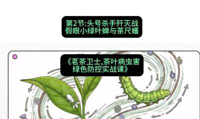 第02节：头号杀手歼灭战&mdash;&mdash;假眼小绿叶蝉与茶尺蠖，课程：《茗茶卫士&mdash;&mdash;茶叶病虫害绿色防控实战课》#识农AI