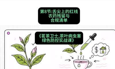 第08节：舌尖上的红线&mdash;&mdash;农药残留与合规清单，课程：《茗茶卫士&mdash;&mdash;茶叶病虫害绿色防控实战课》#识农AI